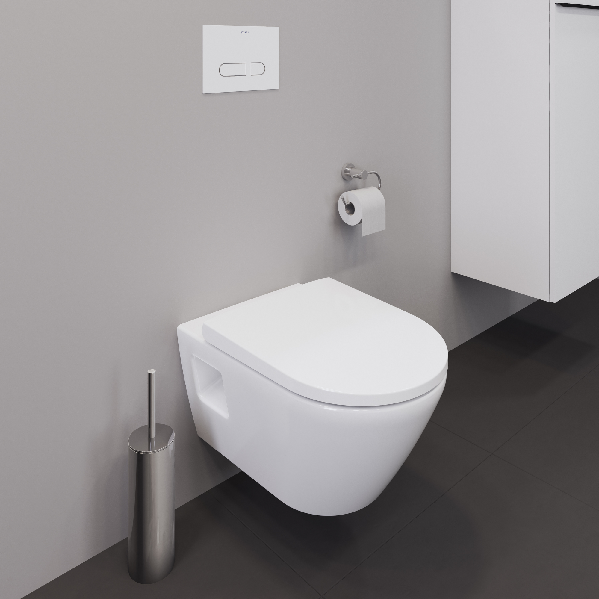 Wand-WC 'DuraFormance' inklusive WC-Sitz weiß