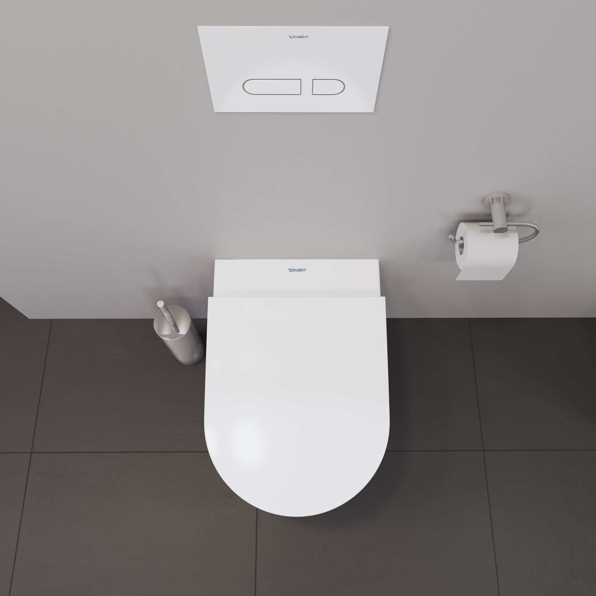 Wand-WC 'DuraFormance' inklusive WC-Sitz weiß
