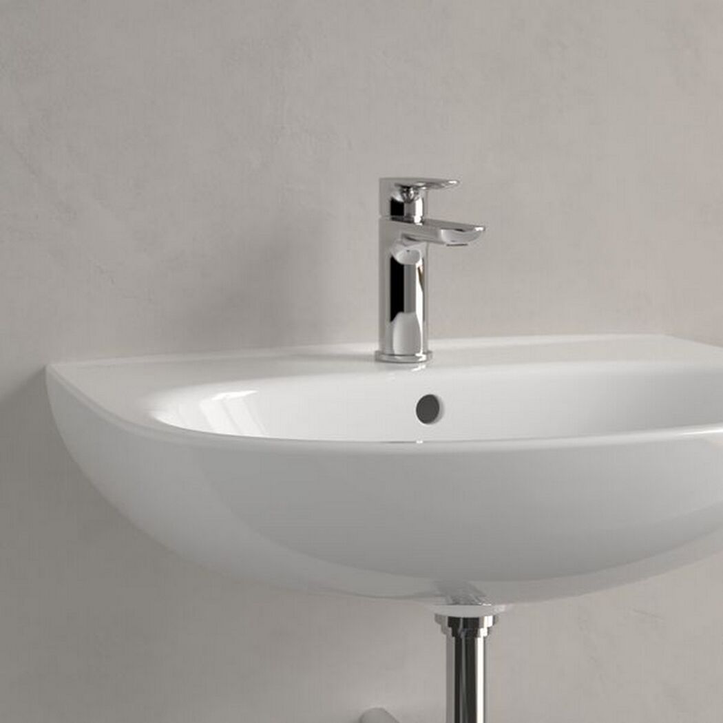 Waschbecken oval 'O.novo' weiß 62,5 x 20,5 x 48,5 cm