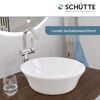 Aufsatzhandwaschbecken rund 'Tassoni Bowl' weiß Ø 40 x 11 cm