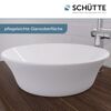 Aufsatzhandwaschbecken rund 'Tassoni Bowl' weiß Ø 40 x 11 cm