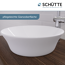 Aufsatzwaschbecken 'Tassoni Bowl' weiß Ø 40 cm