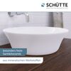 Aufsatzhandwaschbecken rund 'Tassoni Bowl' weiß Ø 40 x 11 cm