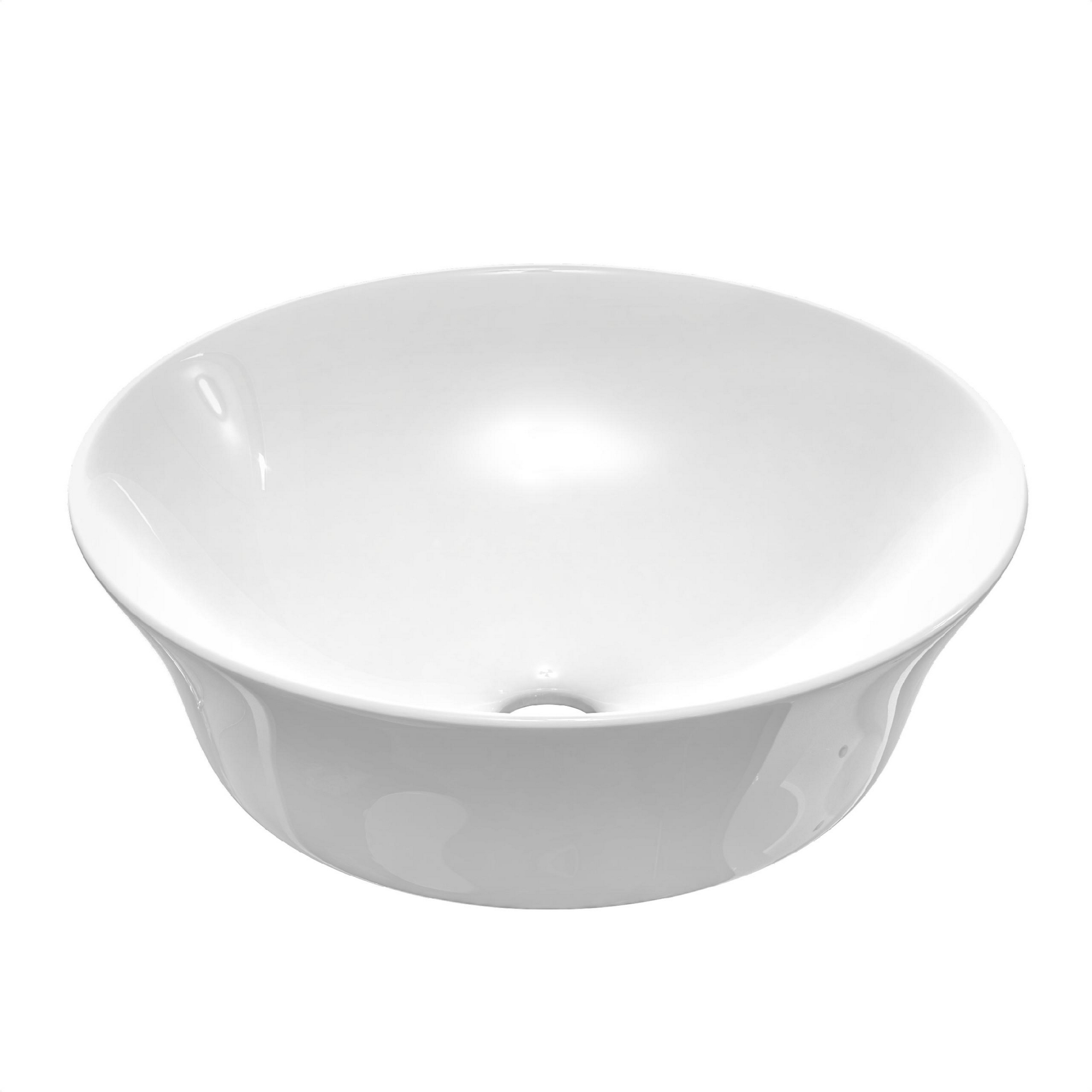 Aufsatzwaschtisch 'Tassoni Bowl' Ø 40 cm weiß + product picture