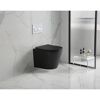 Schwarzes Wand-WC