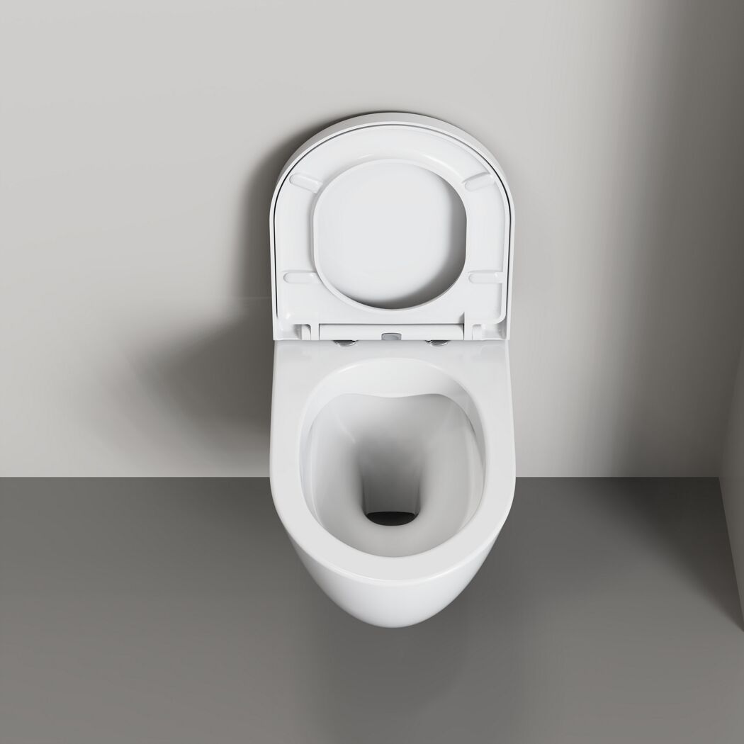 Offene Toilette