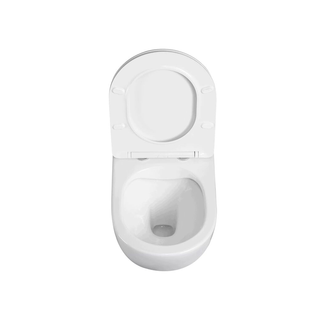 Wand-WC spülrandlos 'Madrid' inklusive WC-Sitz weiß