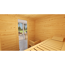 Premium-Massivholzsauna 'Bergen 2' natur Glastür 198 x 198 x 205 cm, ohne Ofen