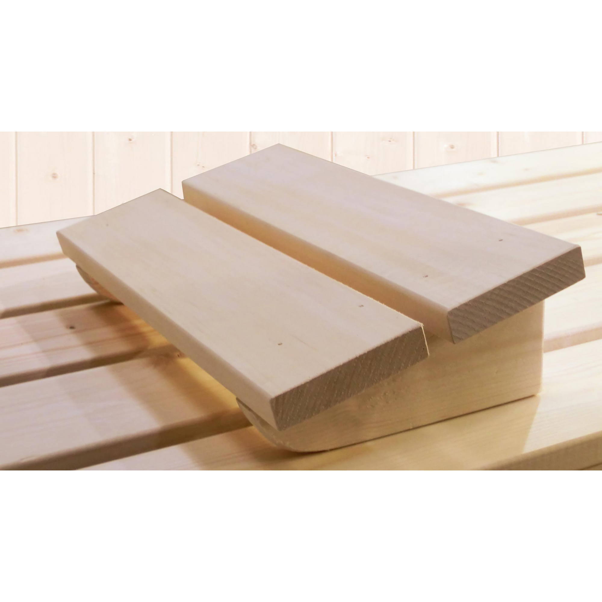 Elementsauna 'Varberg 1 Eck' weiß lasiert 7,5 kW BioS-Ofen mit Steuerung Glastür 194 x 144 x 199 cm