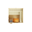 Premium-Saunahaus 'Kuopio 1' natur 9,0 kW OS-Ofen Steuerung Holztür Fenster 263 x 298 x 253 cm