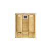 Fasssauna '198 Sparset 2' natur 9,0 kW OS-Ofen Steuerung Glastür 210,5 x 255,5 x 217,5 cm