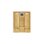 Fasssauna '198 Sparset 2' natur 9,0 kW OS-Ofen Steuerung Glastür 210,5 x 255,5 x 217,5 cm