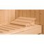 Design-Saunahaus '412' graphitgrau mit Sauna Varberg 3, Steuerung 7,5 kW BioS-Ofen 320 x 320 x 239 cm