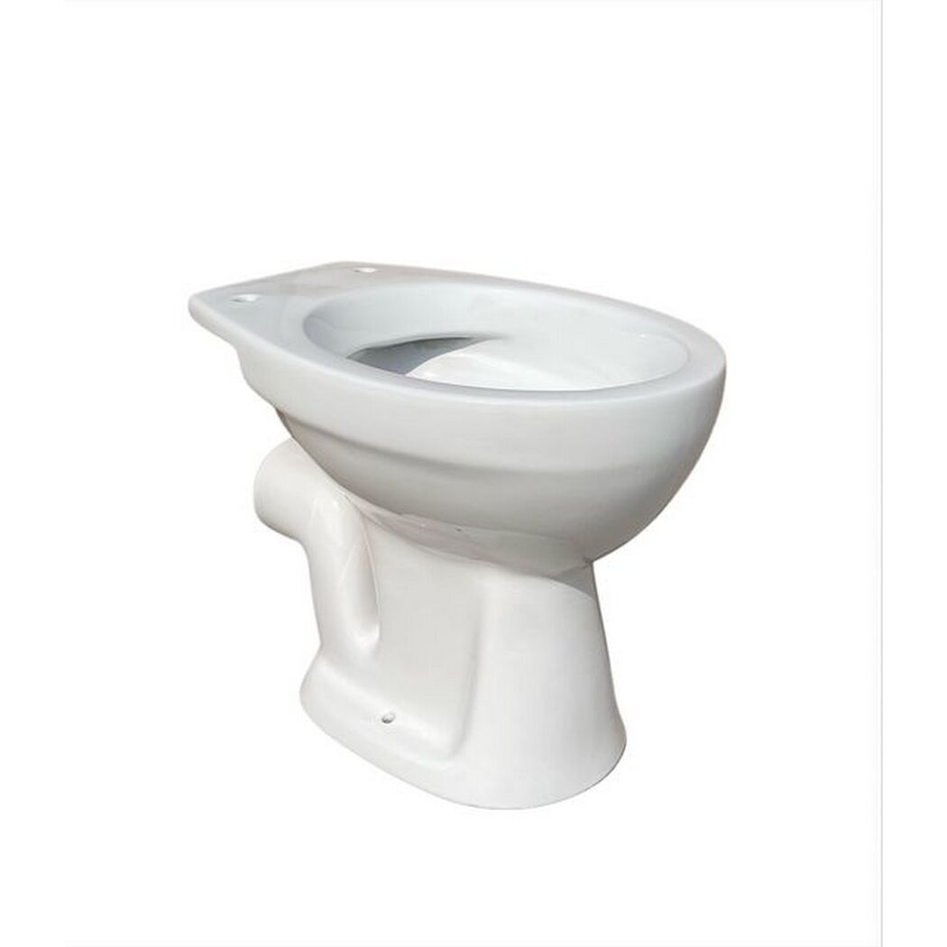 Stand-WC spülrandlos weiß