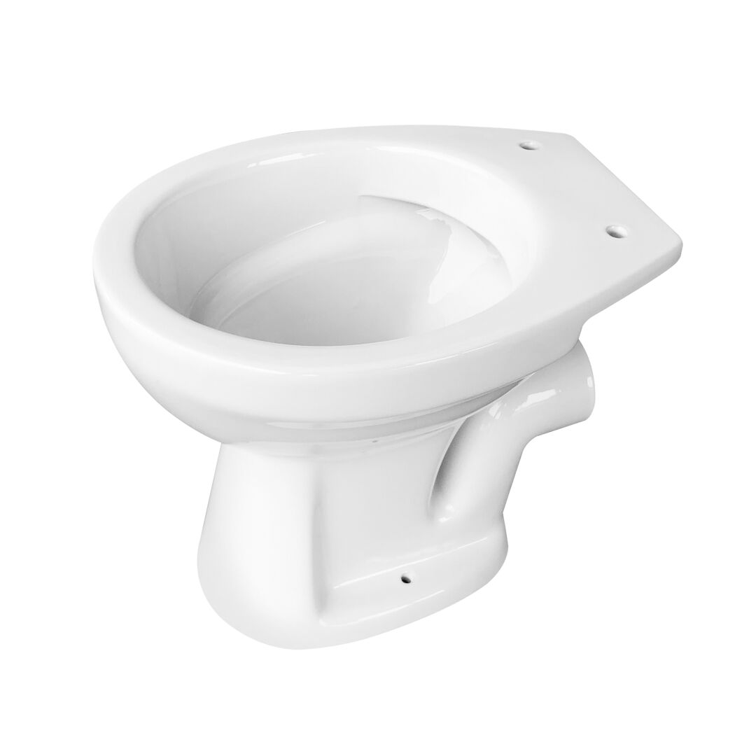 Stand-WC spülrandlos weiß