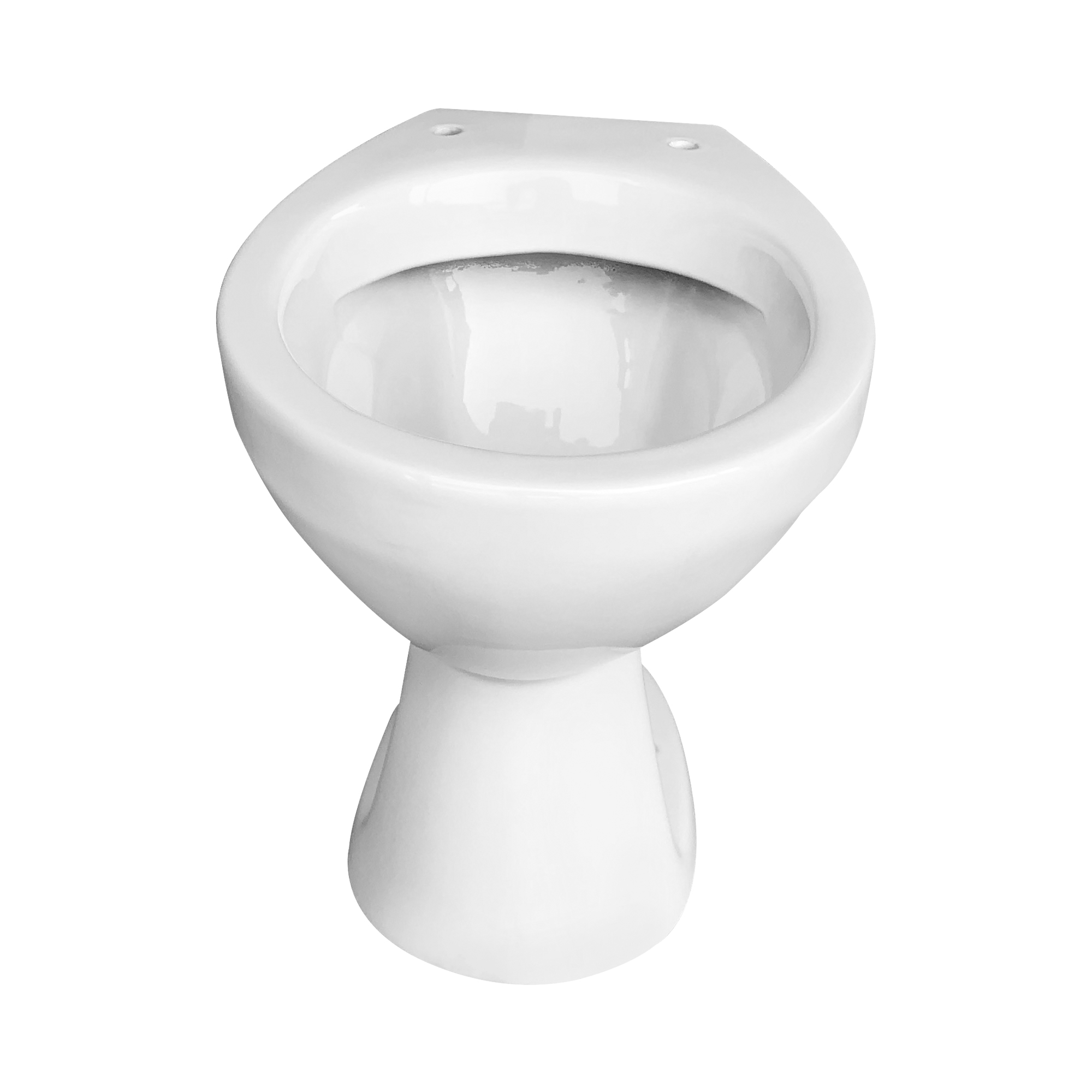 Stand-WC spülrandlos weiß