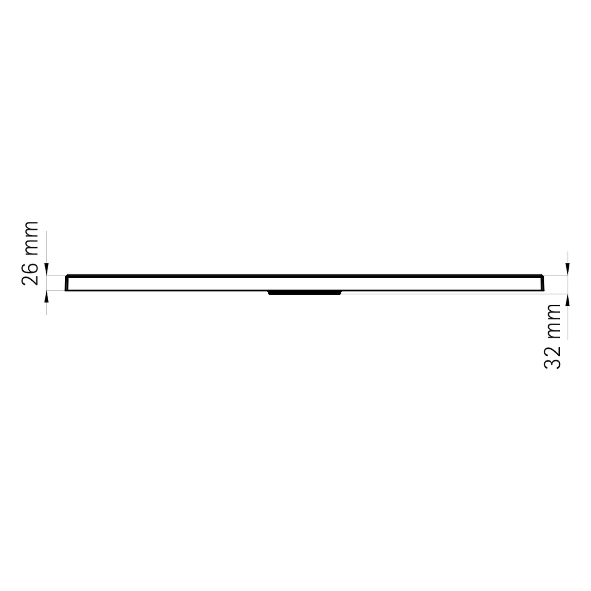 Duschwanne 'DWM-Tec' Steinstruktur anthrazit 70 x 150 cm + product picture