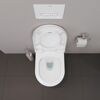 Wand-WC spülrandlos 'DuraFormance' inklusive WC-Sitz weiß
