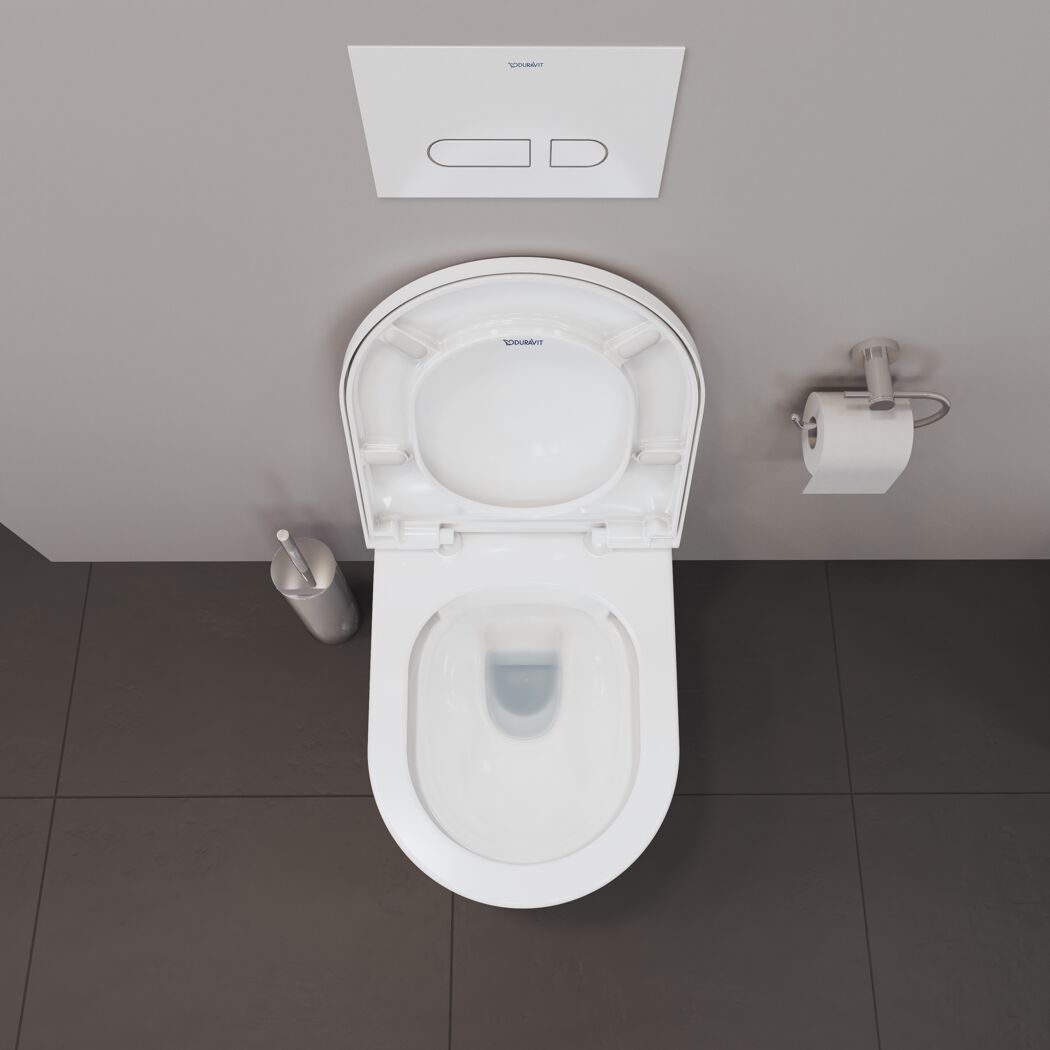 Wand-WC spülrandlos 'DuraFormance' inklusive WC-Sitz weiß