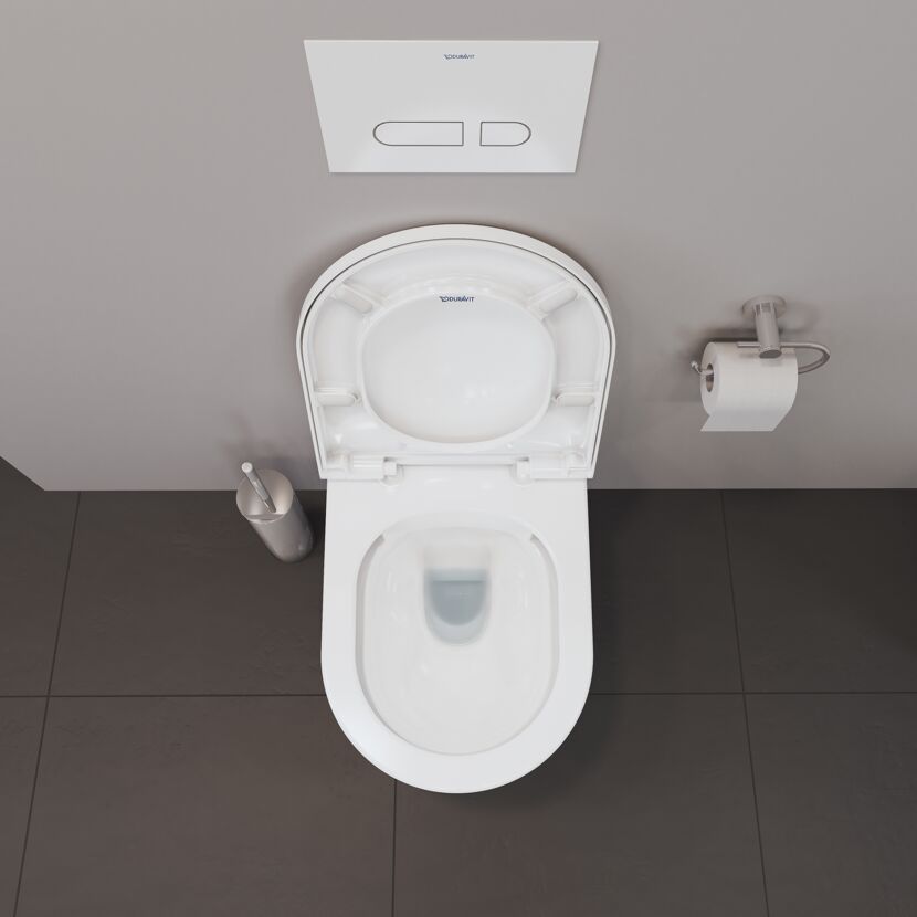 Wand-WC spülrandlos 'DuraFormance' inklusive WC-Sitz weiß