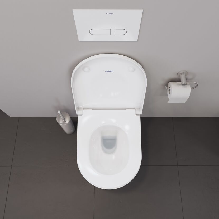 Wand-WC spülrandlos 'DuraFormance' inklusive WC-Sitz weiß