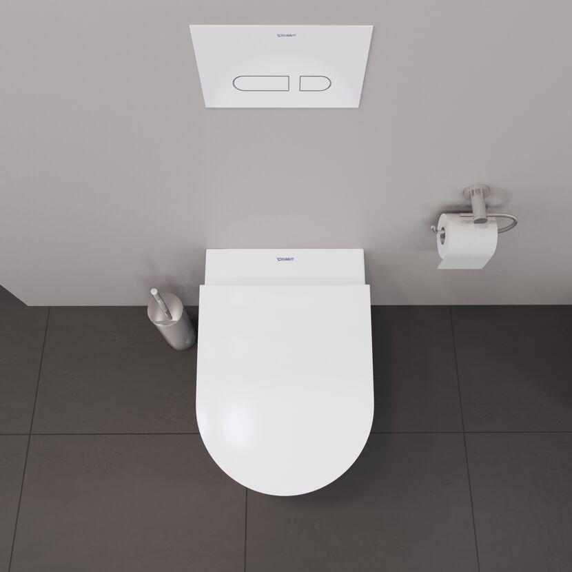 Wand-WC spülrandlos 'DuraFormance' inklusive WC-Sitz weiß