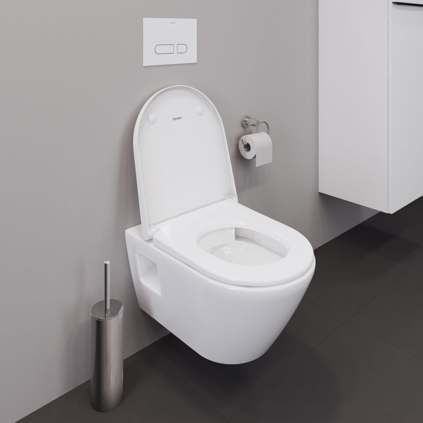 Wand-WC spülrandlos 'DuraFormance' inklusive WC-Sitz weiß