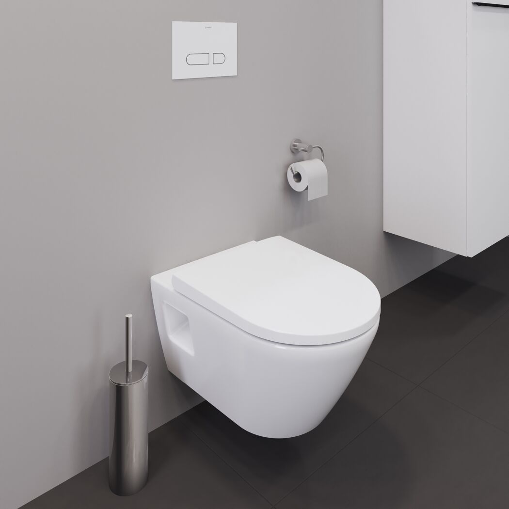 Wand-WC spülrandlos 'DuraFormance' inklusive WC-Sitz weiß