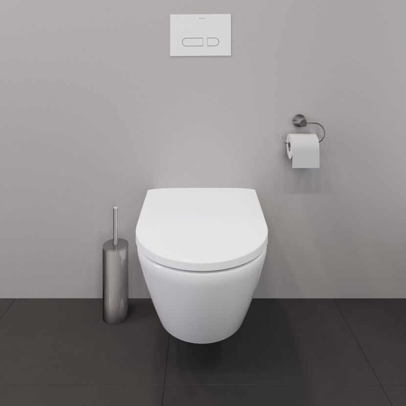 Wand-WC spülrandlos 'DuraFormance' inklusive WC-Sitz weiß