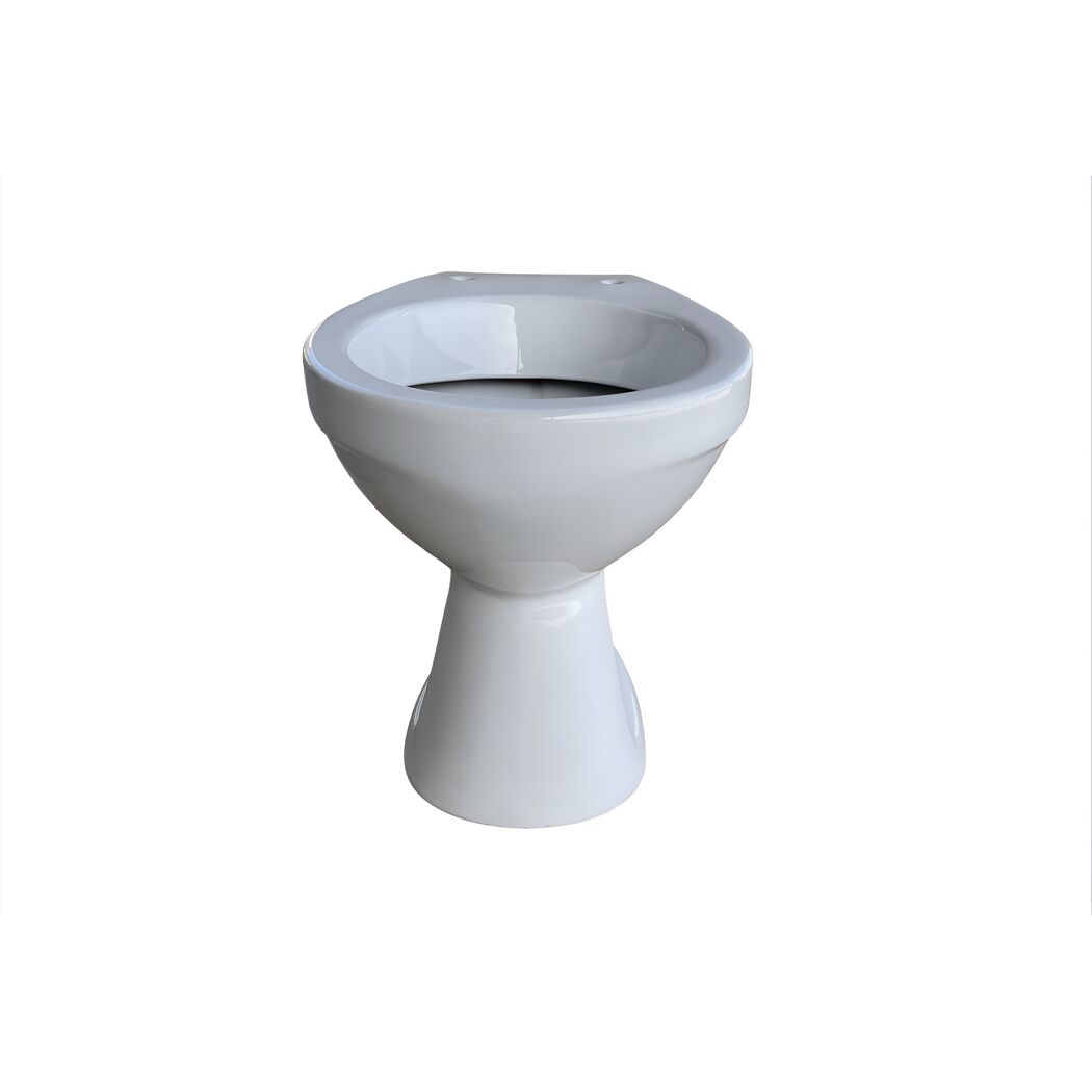 Weißes Stand-WC