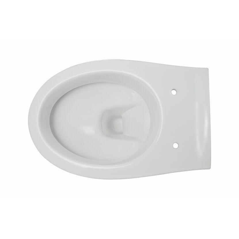Weiße Keramik-Toilettenschüssel