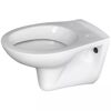 Wand-WC mit Spülrand weiß