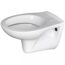 Wand-WC mit Spülrand weiß