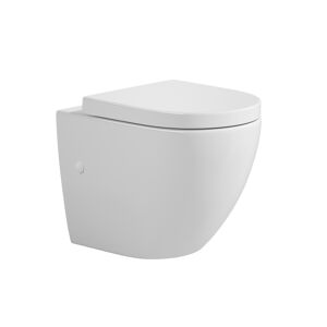 Wand-WC 'Cozy' spülrandlos mit WC-Sitz weiß