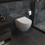 Wand-WC 'Adonis' mit WC-Sitz weiß 37 x 36 x 50,5 cm