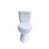 Stand-WC-Set mit Spülrand inklusive WC-Sitz weiß