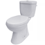Stand-WC-Set 'DNP' inklusive WC-Sitz und Spülkasten weiß