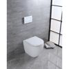 Stand-WC-Set spülrandlos 'Rivo' inklusive WC-Sitz weiß