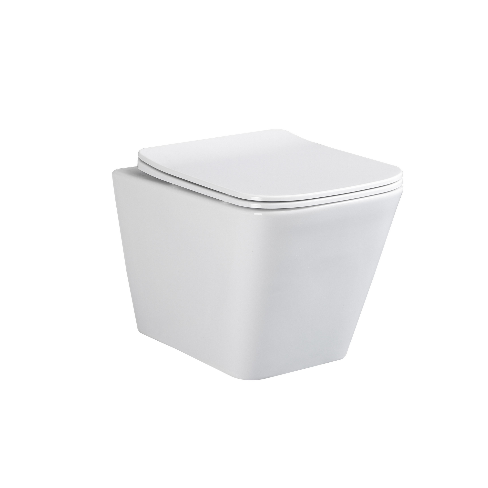 Wand-WC 'Aliki' mit WC-Sitz weiß 36 x 36,3 x 48,2 cm