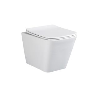 Wand-WC 'Aliki' mit WC-Sitz weiß 36 x 36,3 x 48,2 cm