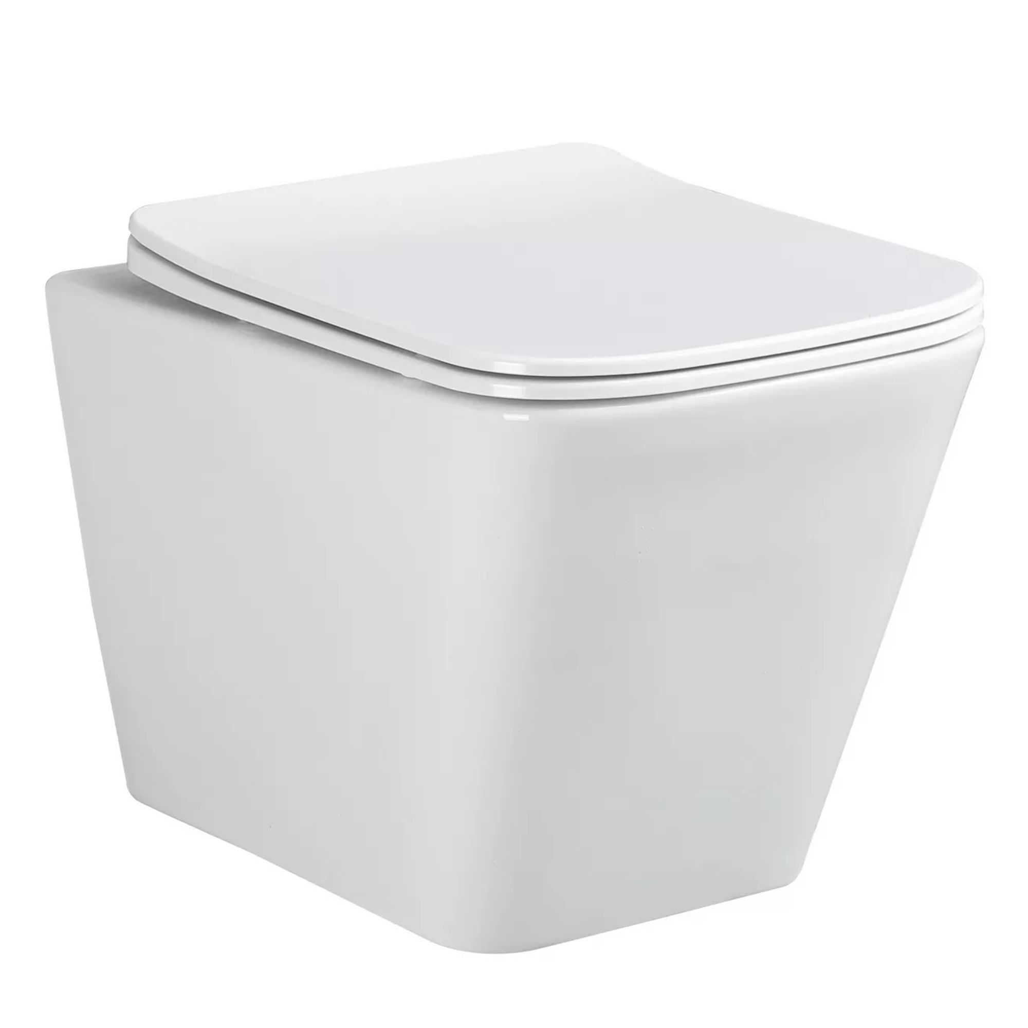 Wand-WC 'Aliki' inklusive WC-Sitz weiß