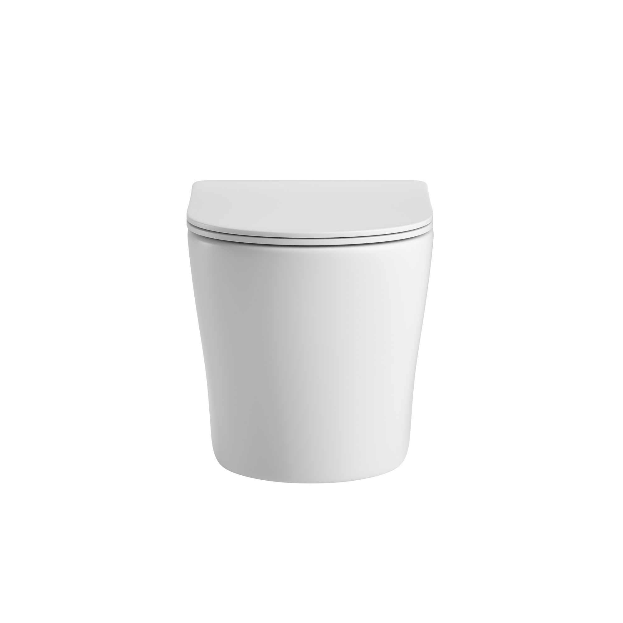 Wand-WC-Set 'Nakia' mit WC-Sitz spülrandlos weiß 35 x 36 x 48 cm