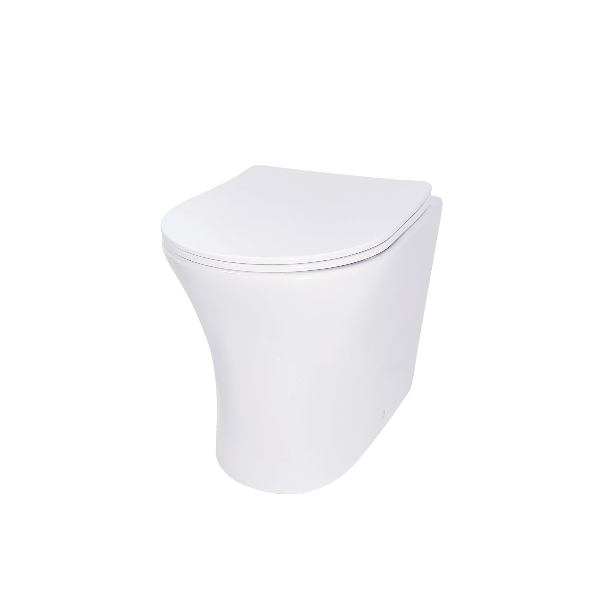 Stand-WC 'Nemos' mit WC-Sitz weiß 39 x 74 x 71 cm