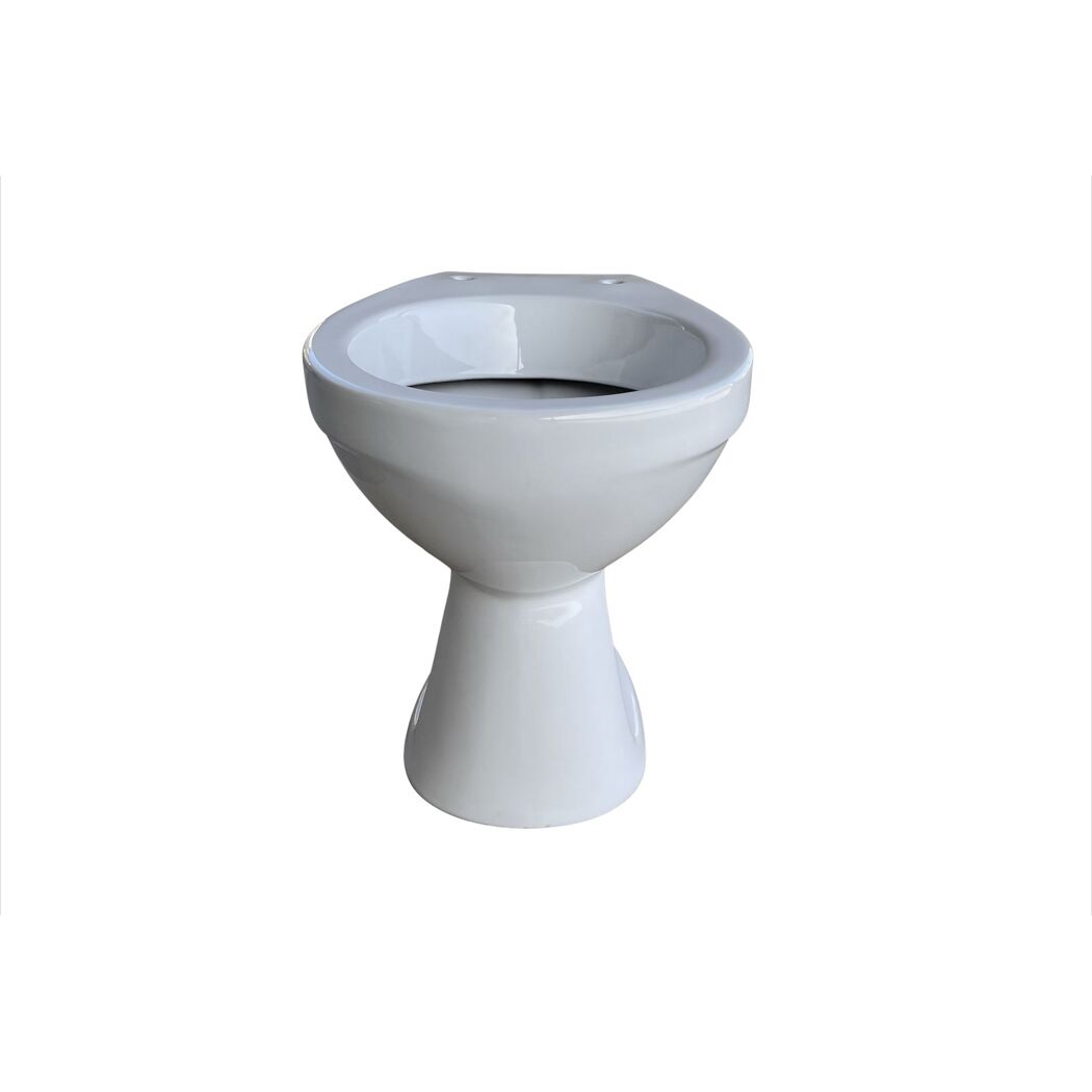 Weißes Stand-WC