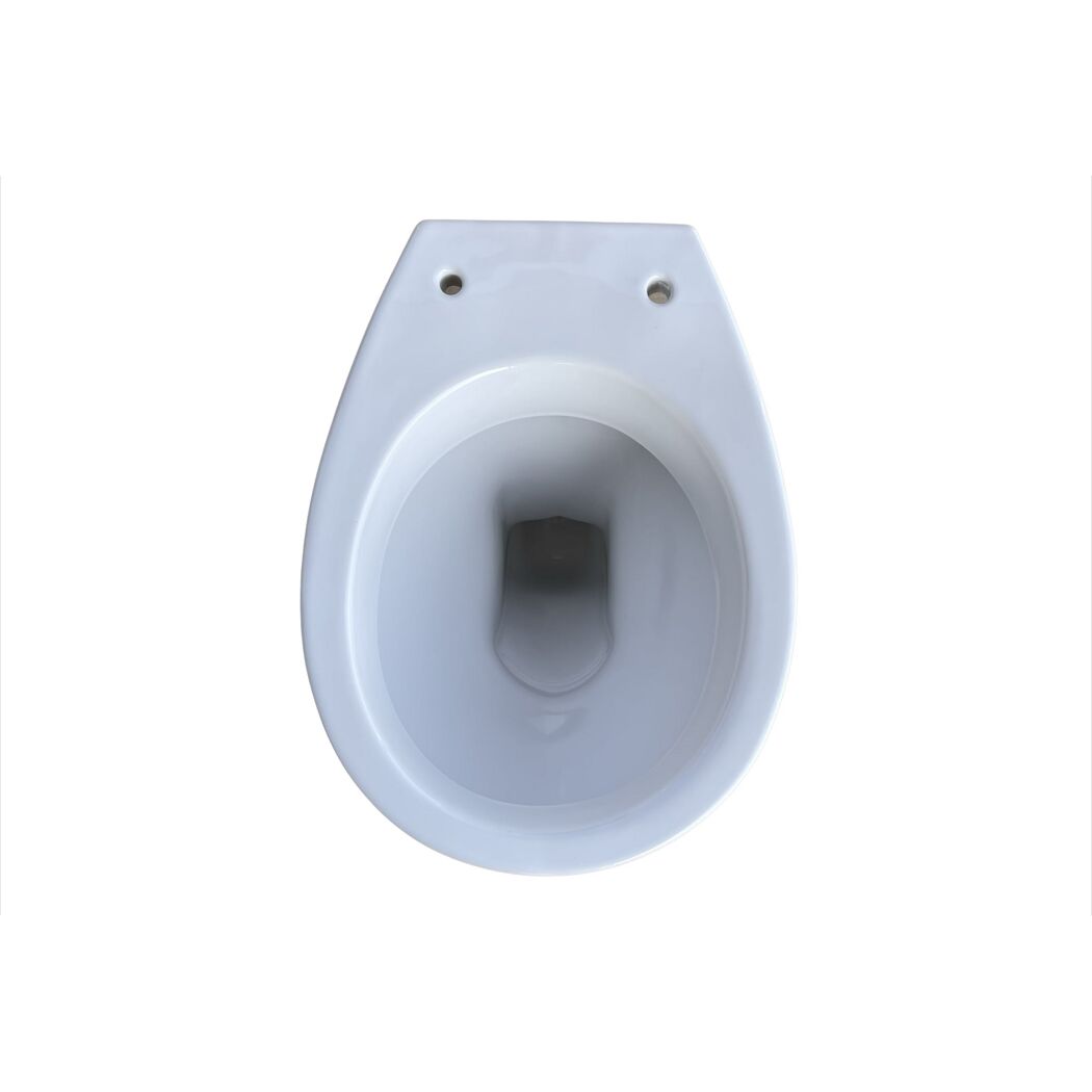 Toilette von oben