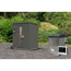 Saunahaus 'Bosco 0' terragrau 9 kW Ofen externe Steuerung 196 x 113 x 228 cm