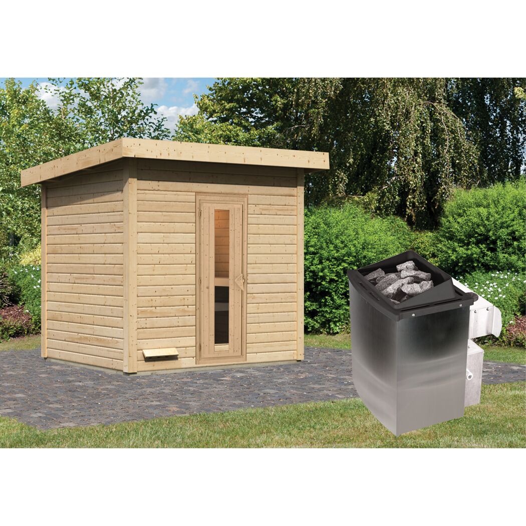 Gartenhaus Sauna mit Ofen