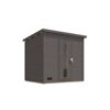 Saunahaus 'Bosco 3' terragrau 9 kW Ofen externe Steuerung 231 x 196 x 228 cm