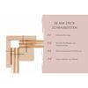 Holz Steck-Schraubsystem mit Schrauben