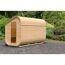 Außenbereich Sauna aus Holz